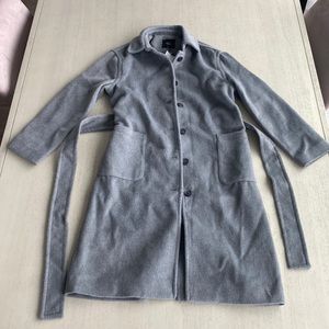 NWT Rails Nadine Wool-Blend Trench Coat Grey Size small